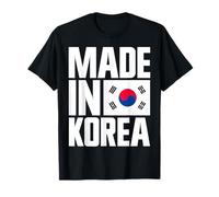 Made In Korea Bandiera Simbolo Taegeuk Coreano Identità Coreana Maglietta