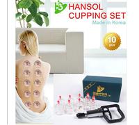[made in korea] Hansol Set di coppettazione da 10 tazze con pompa a mano, più...