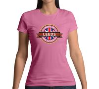 Made IN Leeds T-Shirt Città Hometown Nato IN Yorkshire Fiume Aire
