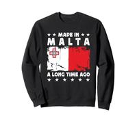 Made in Malta a Long Time Ago Proud Maltese Malta Flag Felpa