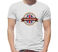 Made In Manchester - T-Shirt Uomo - Nati Amore Vive Città Paese