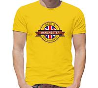 Made In Manchester - T-Shirt Uomo - Nati Amore Vive Città Paese