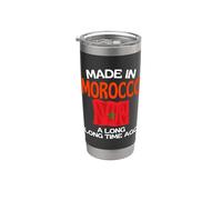 Made In Marocco A Long Time Ago Divertente Compleanno Marocchino Bicchiere termico in acciaio inox doppia parete