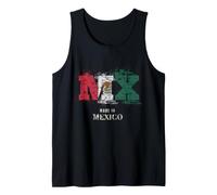 Made in Mexico MX - Bandiera Vintage Pride Heritage Culture Canotta