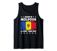 Made in Moldova a Long Time Ago Proud Moldovan Moldova Flag Canotta