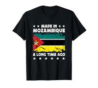 Made in Mozambique a Long Time Ago Mozambican Flag Maglietta