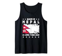Made in Nepal a Long Time Ago Proud Nepali Nepal Flag Canotta