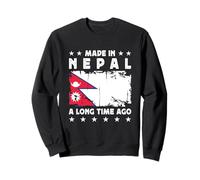 Made in Nepal a Long Time Ago Proud Nepali Nepal Flag Felpa