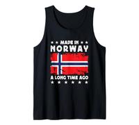 Made in Norway a Long Time Ago Proud Norwegian Norway Flag Canotta