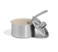 Made In Pentole - Pentola in ceramica antiaderente da 2 QT - 5 strati rivestito in acciaio - Pentole professionali - Made in Italy - Compatibile con induzione