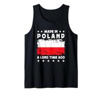 Made in Poland a Long Time Ago Proud Polish Poland Flag Canotta