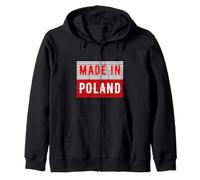 Made in Poland Polonia Bandiera Polacca Retro Vintage Felpa con Cappuccio