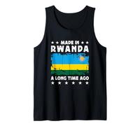 Made in Rwanda a Long Time Ago Proud Rwandan Rwanda Flag Canotta