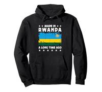Made in Rwanda a Long Time Ago Proud Rwandan Rwanda Flag Felpa con Cappuccio