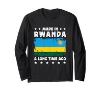 Made in Rwanda a Long Time Ago Proud Rwandan Rwanda Flag Maglia a Manica