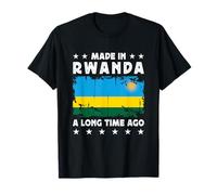Made in Rwanda a Long Time Ago Proud Rwandan Rwanda Flag Maglietta