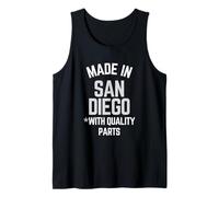 Made in San Diego Divertente Slogan Nato A San Diego Canotta