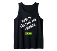 Made in Sao Tome And Principe con Bandiera Divertente Canotta