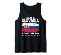 Made in Slovakia a Long Time Ago Slovakian Slovakia Flag Canotta