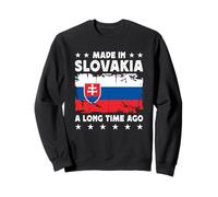 Made in Slovakia a Long Time Ago Slovakian Slovakia Flag Felpa