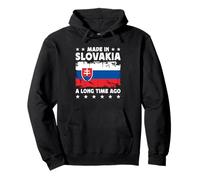 Made in Slovakia a Long Time Ago Slovakian Slovakia Flag Felpa con Cappuccio