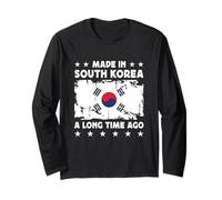 Made in South Korea a Long Time Ago South Korean Flag Maglia a Manica