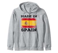 Made in Spain with Spain Flag Novelty Graphic Cool Designs Felpa con Cappuccio