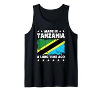 Made in Tanzania a Long Time Ago Tanzanian Tanzania Flag Canotta