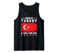 Made in Turkey a Long Time Ago Proud Turkish Turkey Flag Canotta