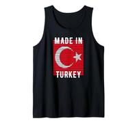 Made in Turkey Bandiera Turca Retro Vintage Canotta