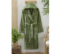 MADE IN TURKEY Hed Unisex Bathrobe in velluto di cotone 100% cotone piccolo (58x115 cm) - medio (62x150 cm), grande (66x125 cm, 70x130° cm L,M,S,XLColore unicoCotone