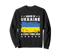 Made in Ukraine a Long Time Ago Proud Ukrainian Ukraine Flag Felpa