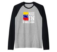 Made in Venezuela Bandiera Venezuelano Orgoglio Maglia con Maniche Raglan