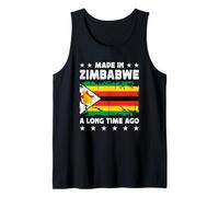 Made in Zimbabwe a Long Time Ago Zimbabwean Zimbabwe Flag Canotta