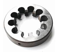 Made Manual Die 9SiCr M68/M70/M72/M75/M78/M80*1.0/1.5/2.0/3.0/5.0mm for la Filettatura Manuale di Pezzi in Acciaio Alluminio Metallo (Color : White, Size : M70x2.0)