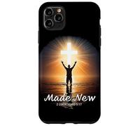 Made New in Christ Jesus: Christian Faith Baptism 2 Cor 5:17 Custodia per iPhone 11 Pro Max