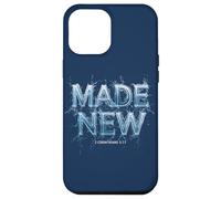 Made New in Christ Jesus: Christian Faith Baptism 2 Cor 5:17 Custodia per iPhone 12 Pro Max