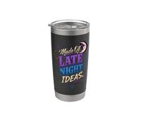 Made Of Late Night Ideas Design Creativo Bicchiere termico in acciaio inox doppia parete