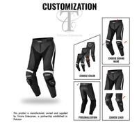Made To Measure Men's Motorcycle Leather Trouser CE Level 2 Cowhide Track V2