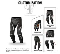 Made To Measure Men's Motorcycle Leather Trouser CE Level 2 Cowhide Track V2