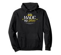 Made to Shine - Dichiarazione Urban Streetwear Felpa con Cappuccio