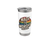 Made To Worship Bicchiere termico in acciaio inox doppia parete