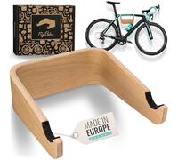 madeco Supporto da parete per bicicletta in legno - FlyBike S rovere - Design supporto per bicicletta a parete per appartamento - bici da strada, Gravel Bike, mountain bike, Fixie, Singlespeed