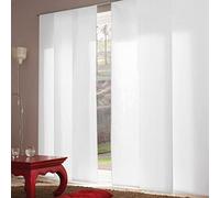 MADECOSTORE Pannello giapponese setacciante a rete, 50 cm, bianco perla, lunghezza 50 x altezza 250 cm