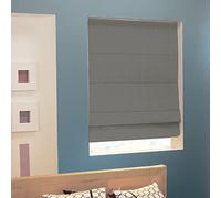 MADECOSTORE Tenda a pacchetto oscurante, tinta unita, 45 x 175 cm, colore: grigio