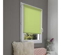 MADECOSTORE Tenda a Rullo, Poliestere Tessuto, Verde fougère, L40 x H170cm (Tissu L37cm)