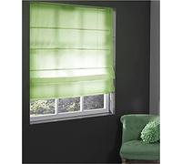 MADECOSTORE Tenda a vela tinta unita, dritta, colore: verde chiaro, lunghezza 70 x altezza 180 cm