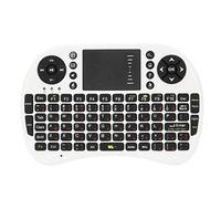 Madeinely Tastiera wireless per computer, 2,4 G, mini USB, versione russa, touchpad e Air Mouse Fly Mouse, telecomando per Android Windows TV Box Smart Phone (dimensioni: taglia unica, colore: nero)