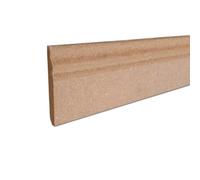 MadeInNature Battiscopa modellata per dipingere, in legno MDF naturale, battiscopa per modanatura stile Luigi XV, altezza 10.8 cm, fabbricazione francese, lunghezza a scelta (naturale, 10 metri)