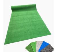 MadeInNature, Prato sintetico per esterni, PREMIUM, tappeto erboso artificiale al metro, ideale per terrazza balcone e giardino, verde scuro 4 x 18 m